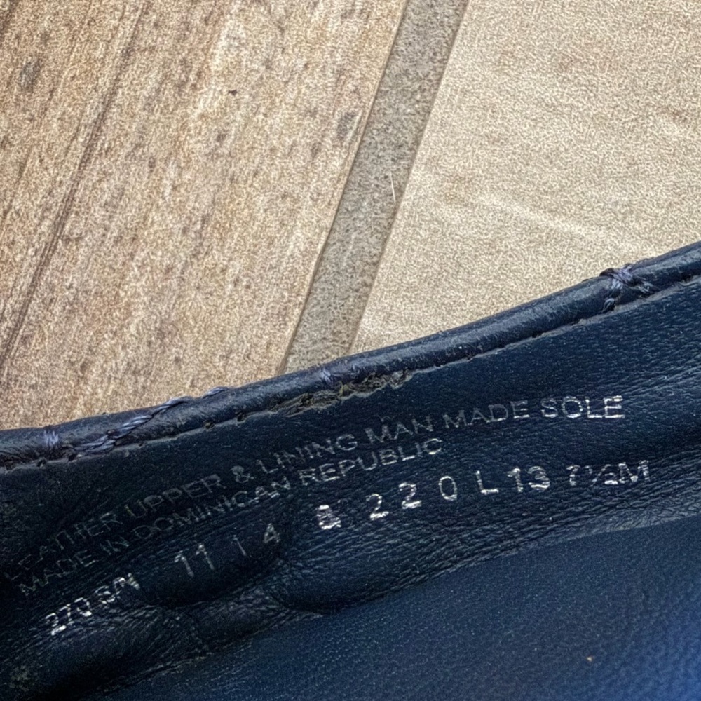 Tory Burch Blue Quilted Leather Quinn Ballet Flats size 7.5 - Picture 6 of 7